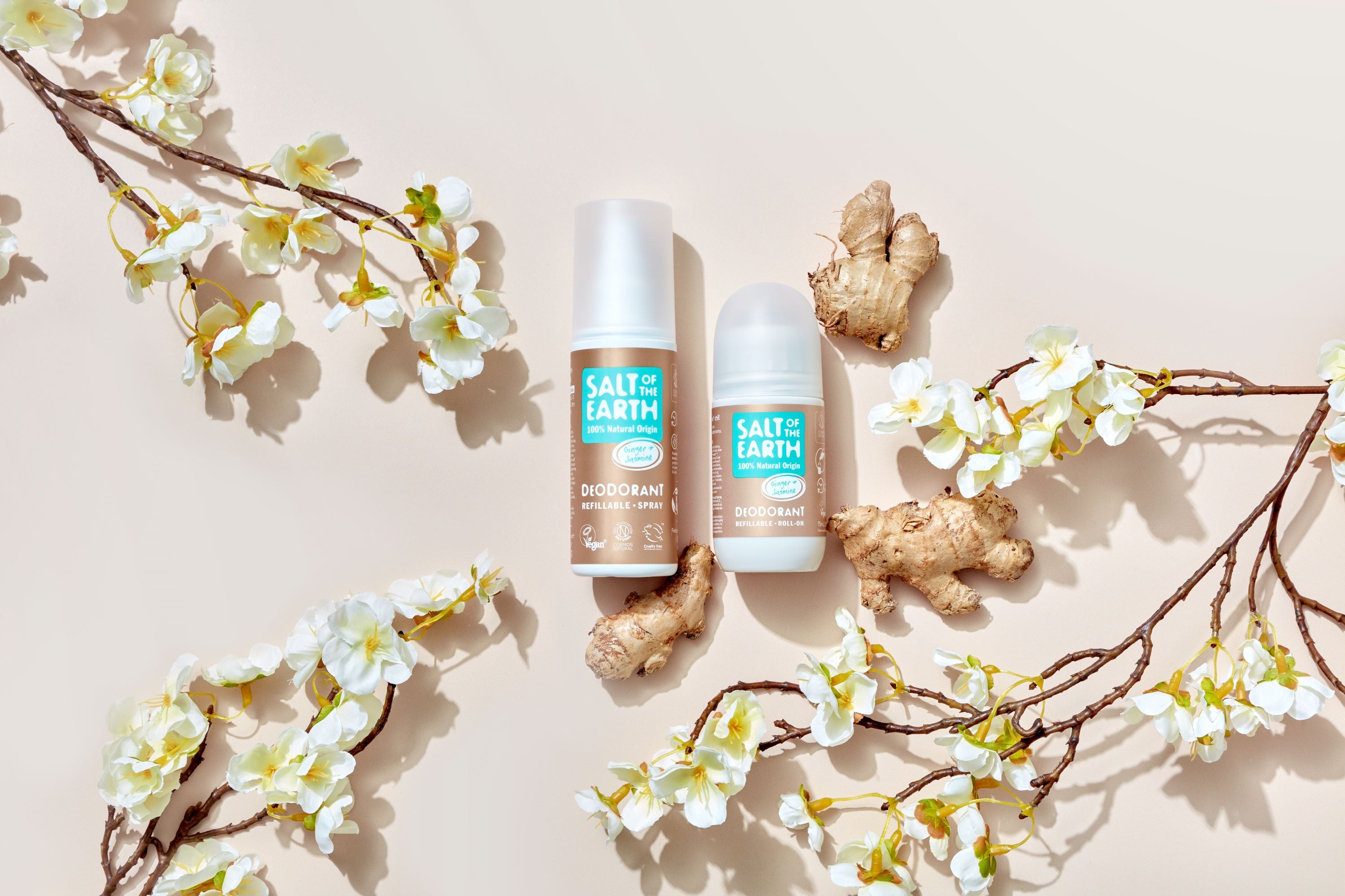 Gember & Jasmijn Natuurlijke Deodorant Spray 100ML