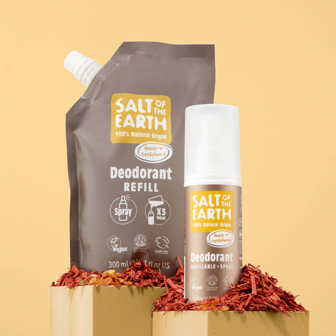 Amber & Sandelhout Spray Navulzakje 300ML