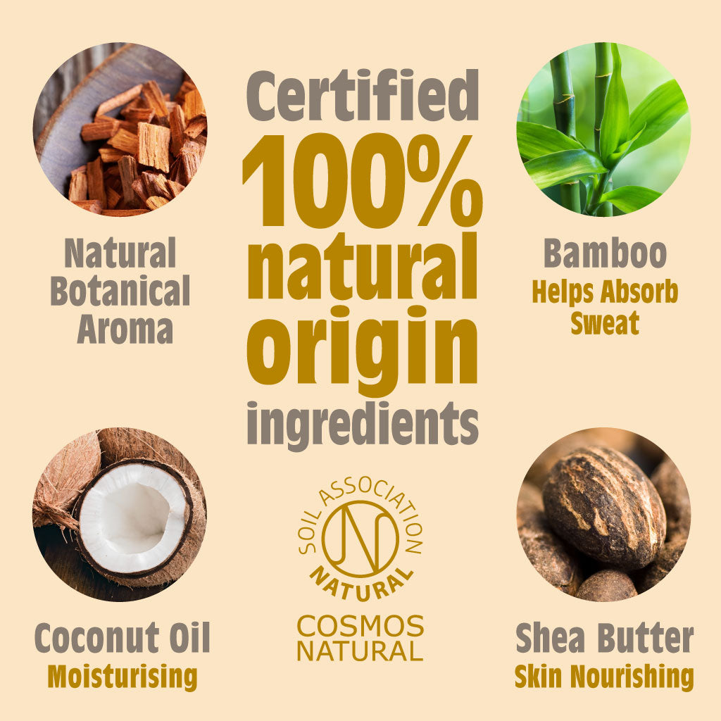 Amber & Sandelhout Natuurlijke Deodorant Balsem - Zonder Plastic & Aluminium