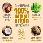 Amber & Sandelhout Natuurlijke Deodorant Balsem - Zonder Plastic & Aluminium