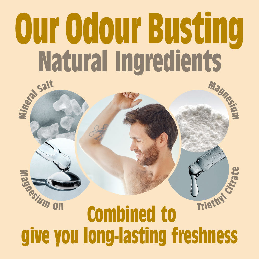 Amber & Sandelhout Natuurlijke navulbare roll-on deodorant