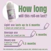 Clary Sage & Mint natuurlijke navulbare roll-on deodorant