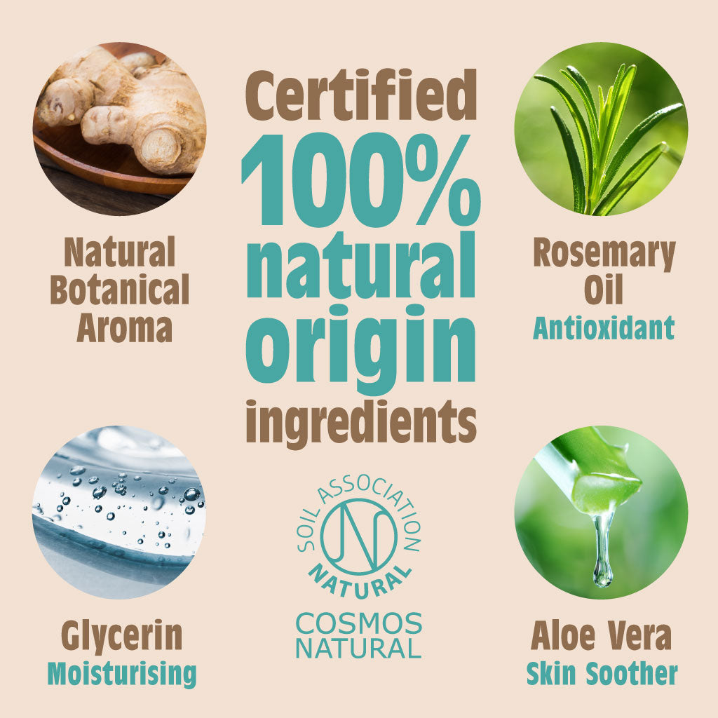 Gember & Jasmijn Natuurlijke Navulbare Roll-On Deodorant