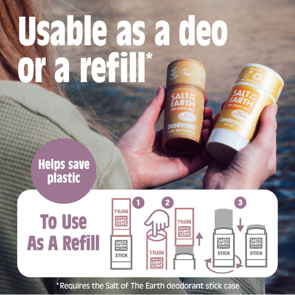 Natuurlijke deodorantstick met lavendel en vanille - Gebruik of navulling