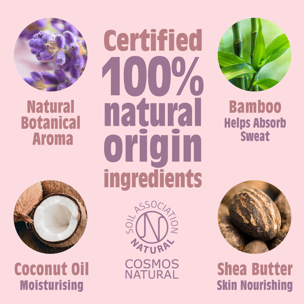 Lavendel en vanille natuurlijke deodorantbalsem - plasticvrij en aluminiumvrij