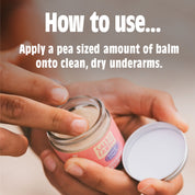 Lavendel en vanille natuurlijke deodorantbalsem - plasticvrij en aluminiumvrij