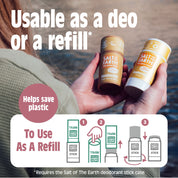 Meloen & Komkommer Natuurlijke Deodorant Stick - Gebruik of navulling