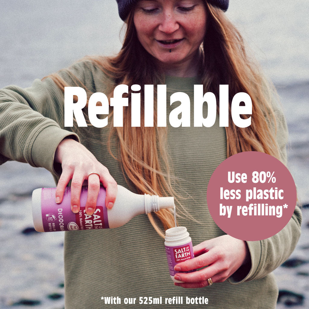 Meloen & Komkommer Natuurlijke Navulbare Roll-On Deodorant