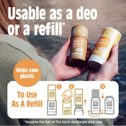 Neroli & Oranje Deodorantstick met natuurlijke bloesem - Gebruik of navulling