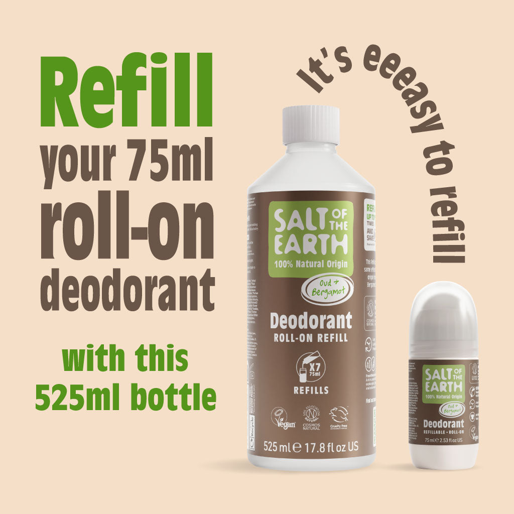 Oud & Bergamot Roll-On Navulling 525ML