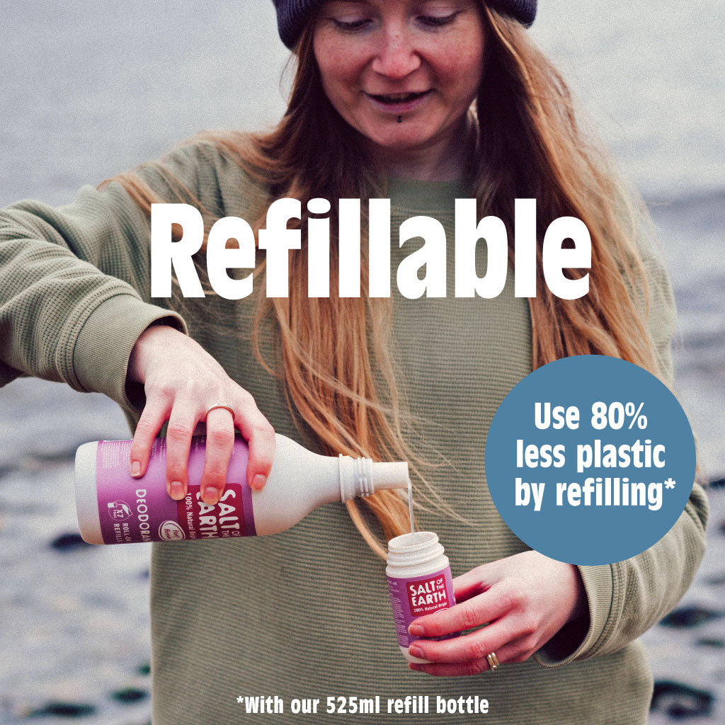 Ocean & Coconut natuurlijke hervulbare roll-on deodorant