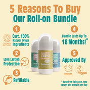 Zomer hervulbare roll-on bundel