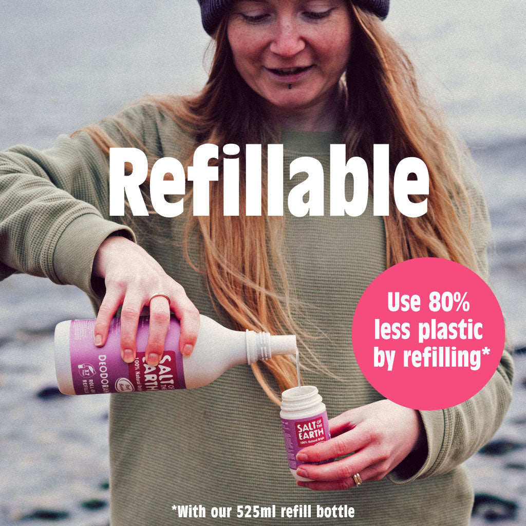 Verse Aardbei Natuurlijke Navulbare Roll-On Deodorant