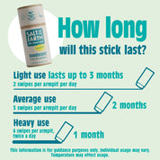 Ongeparfumeerde natuurlijke deodorantstick - Gebruik of navulling