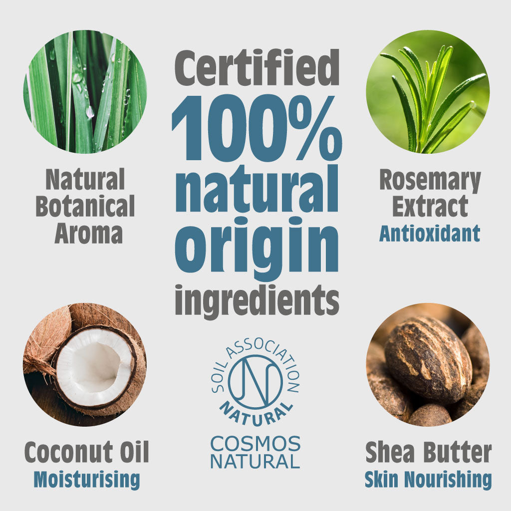 Vetiver & Citrus Natuurlijke Deodorant Stick - Gebruik of navulling