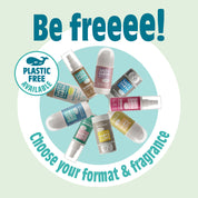 Be free! Choose your format and fragrance from Salt of the Earth’s plastic-free deodorant range