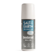 Salt of the Earth 75ml Vetiver & Citrus natural deodorant roll-on with 100% natural origin ingredients.