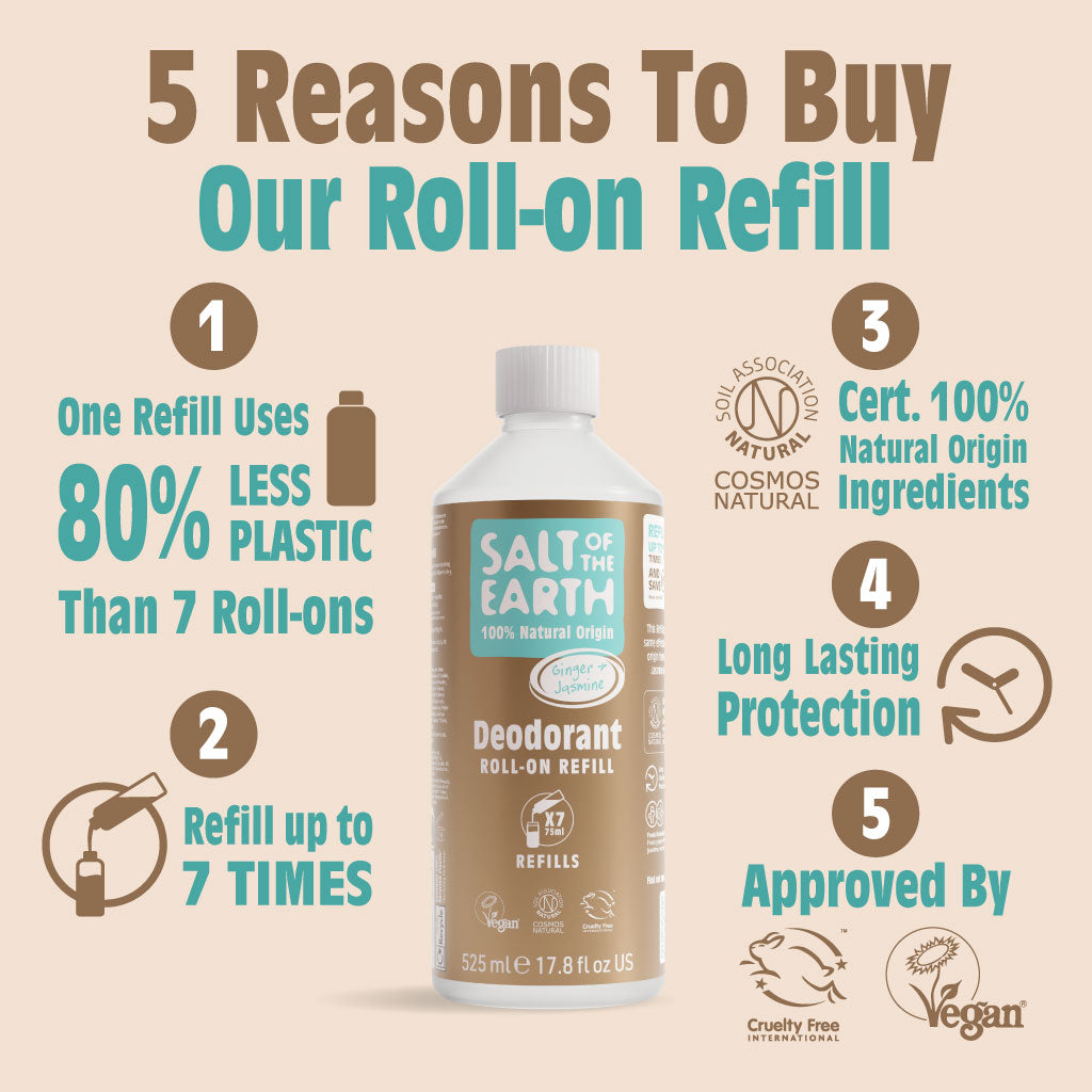 Gember &amp; Jasmijn Roll-On Navulling 525ML