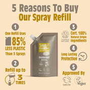 Amber &amp; Sandelhout Spray Navulzakje 300ML