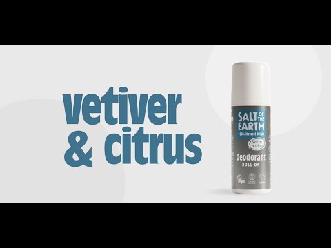 Natuurlijke roll-on deodorant met vetiver en citrus