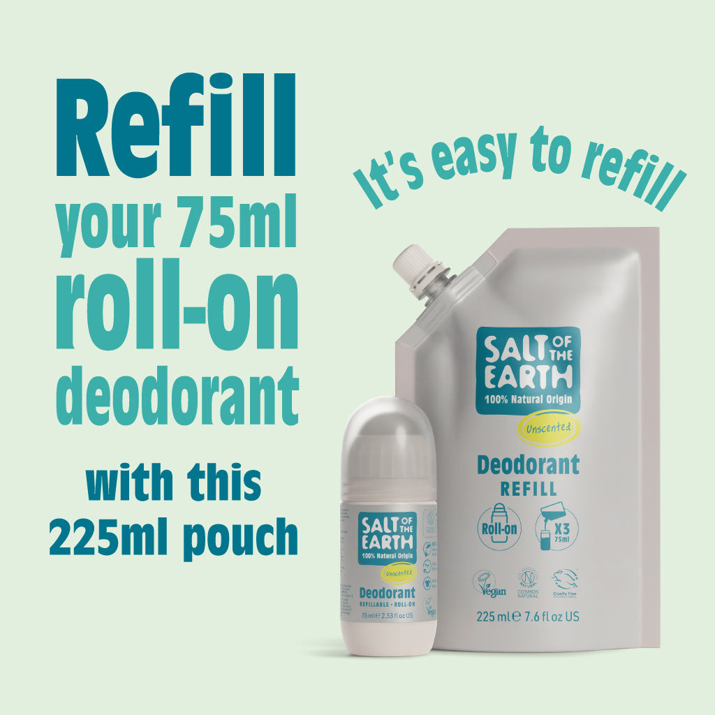 Ongeparfumeerde navulverpakking voor roll-on 225 ml
