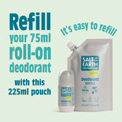 Ongeparfumeerde navulverpakking voor roll-on 225 ml